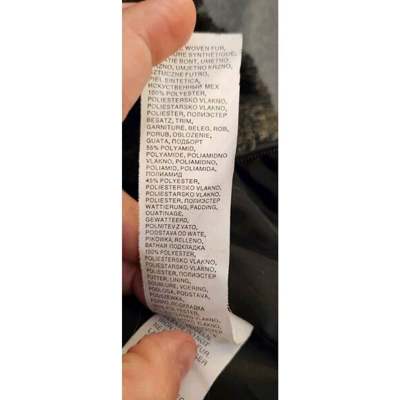 Barbara Lebek Gilet Ladies 18 Faux Fur‎ Vest Jacket Sleeveless Toggle Bodywarmer - Picture 11 of 13